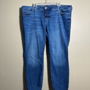 Old Navy Women's Skinny Jeans in Deep Blue